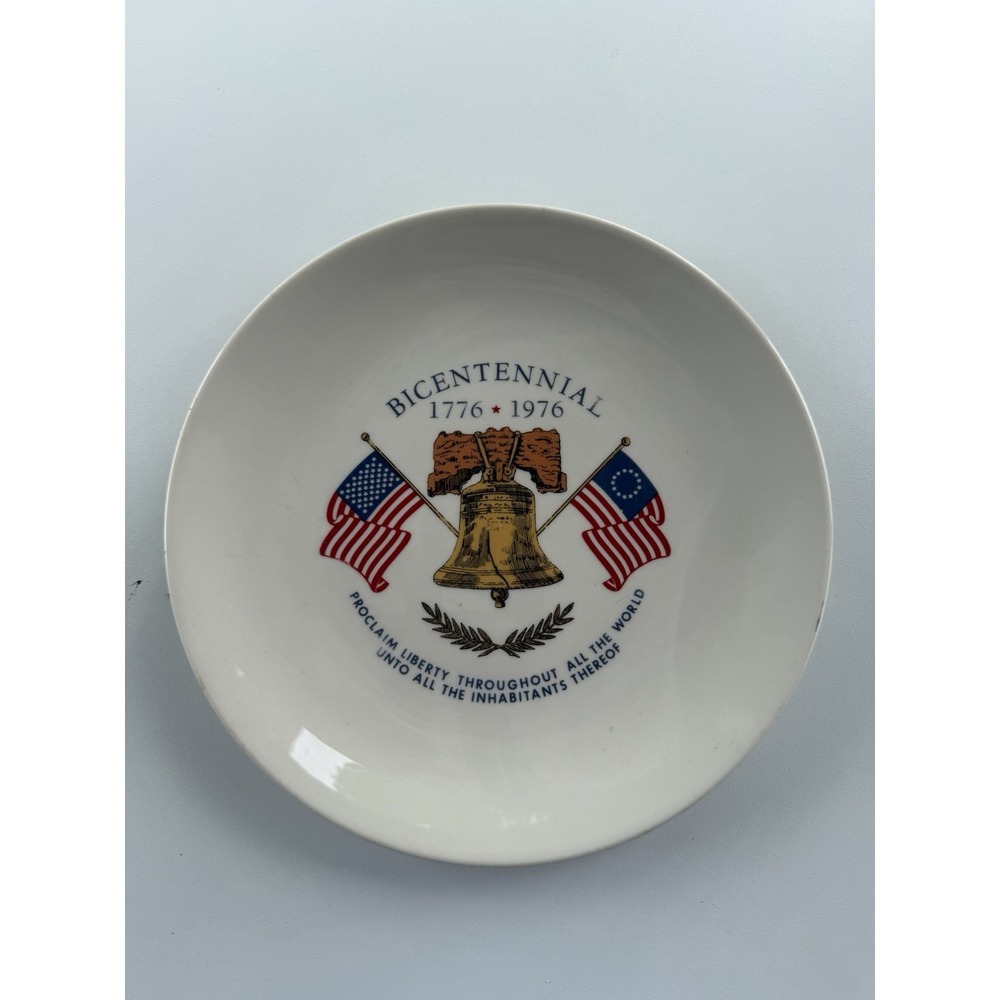 Bicentennial 1776-1976 Commemorative Plate July 4th America Freedom